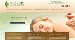 Desktop Screenshot of phoenixnaturaldoctor.com